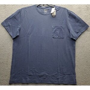 Jos. A. Bank 1905 Pocket T-Shirt Mens XL Blue Tailored Fit Short Sleeve Pullover